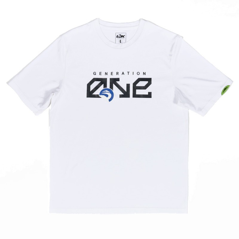 Lok Gen One M wit T-shirt Lok Gen One M wit T-shirt