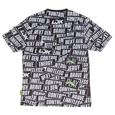 Lok Sticker Storm zwart T-shirt