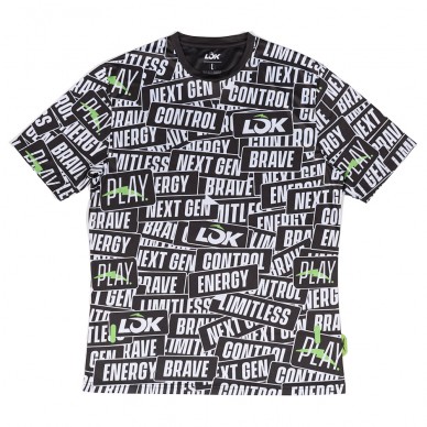 Lok Sticker Storm zwart T-shirt
