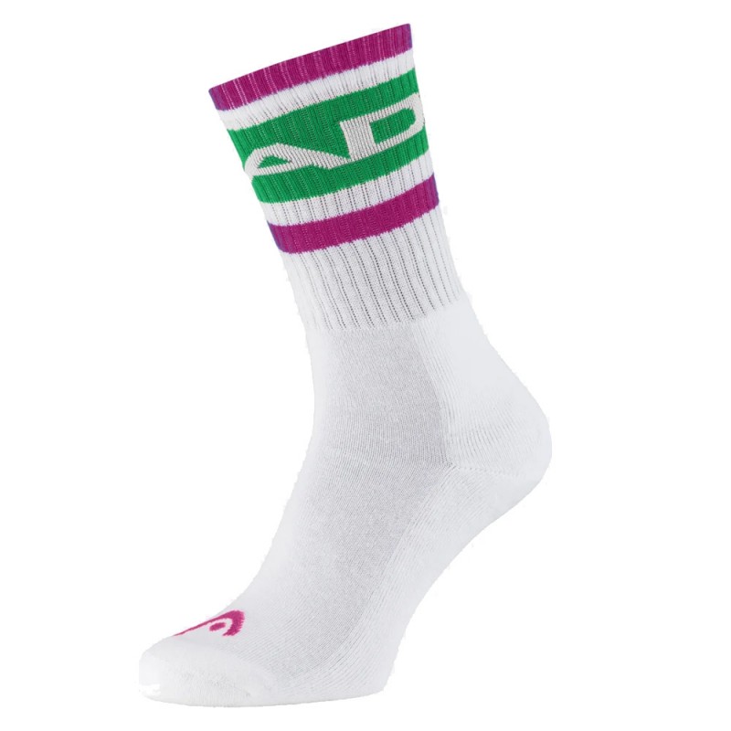 Head Tennis 1P Long Crew groene sokken Head Tennis 1P Long Crew groene sokken