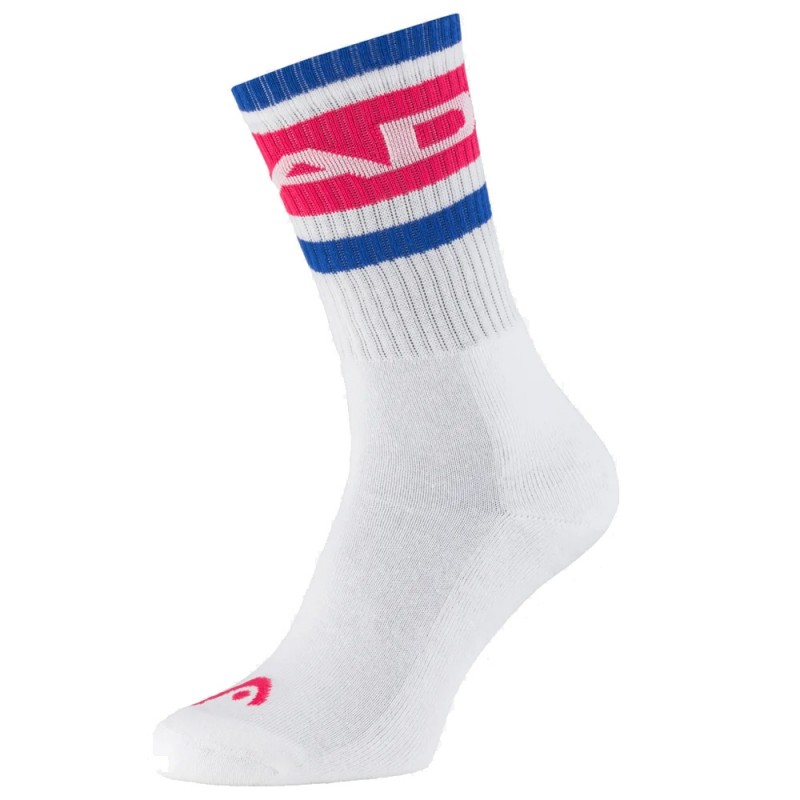 Head Tennis 1P Crew magenta royal sokken Head Tennis 1P Crew magenta royal sokken