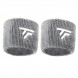 Tecnifibre polsbandjes x2 zilvergrijze