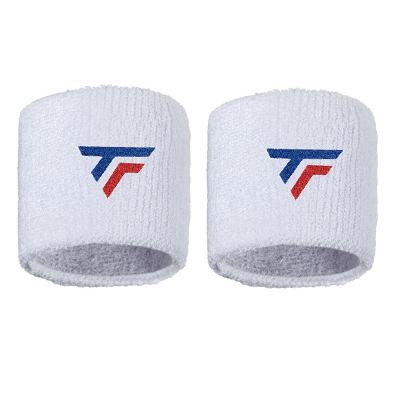 Tecnifibre polsbandjes x2 witte Tecnifibre polsbandjes x2 witte