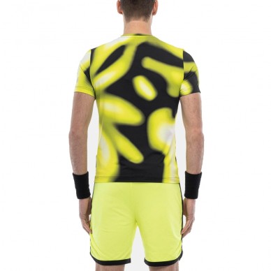 Hydrogen Psychedelic Tech groen shirt