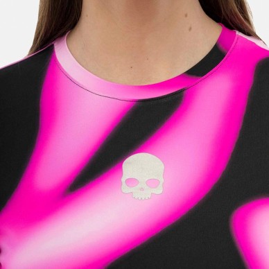 Hydrogen Psychedelic Tech fuchsia T-shirt