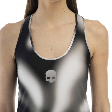 Hydrogen Pshychedelic Tech grijze dress