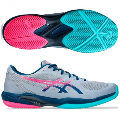 Asics Solution Swift FF 2 Padel grey mako blue heren 2025