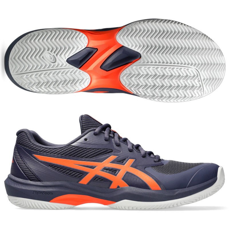 Asics Game FF Clay indigo fog nova orange heren 2025