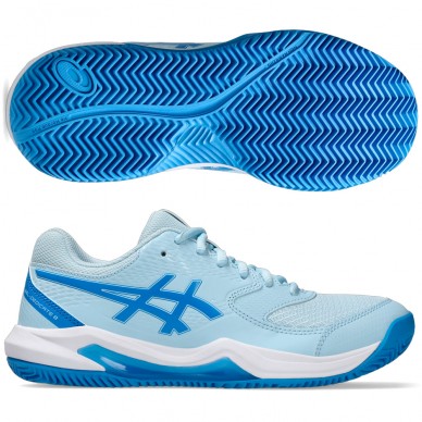 Asics Gel Dedicate 8 Clay  Light Blue Coast dames 2025