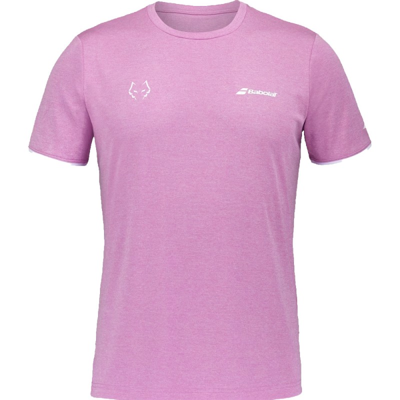 Babolat Crew Neck Tee Lebrón Roze T-shirt Babolat Crew Neck Tee Lebrón Roze T-shirt