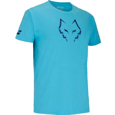 Babolat Cotton Tee Lebrón Blauw Cyaan T-shirt
