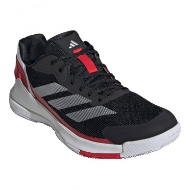 Adidas Crazyquick LS Padel M core black silver heren 2025