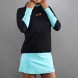 Endless Breath Line Black Aqua hoodie
