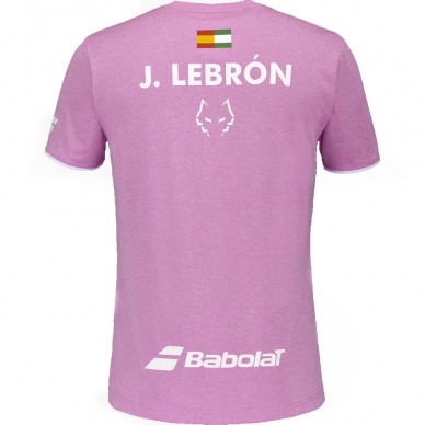 Babolat Crew Neck Tee Lebrón Roze T-shirt