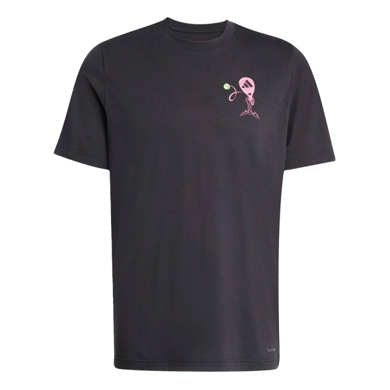 Adidas Padel Zone Zwart T-shirt Adidas Padel Zone Zwart T-shirt