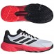 Adidas Courtjam Control M FTWR Wit Lucid Red heren 2025