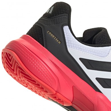 Adidas Courtjam Control M FTWR Wit Lucid Red heren 2025
