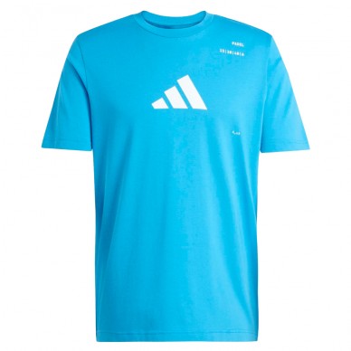 Adidas M Padel lichtblauw t-shirt