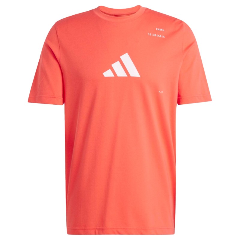 Adidas M Padel rode t-shirt Adidas M Padel rode t-shirt
