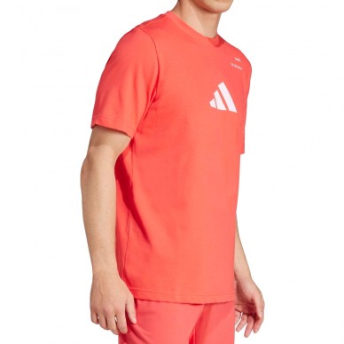 Adidas M Padel rode t-shirt