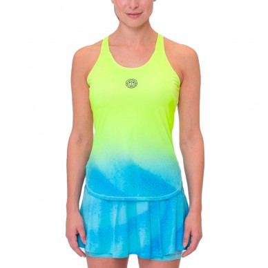 Bidi Badu Beach Spirit Tank gele blauwe T-Shirt