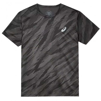 Asics Core All over Print SS Top zwarte T-shirt