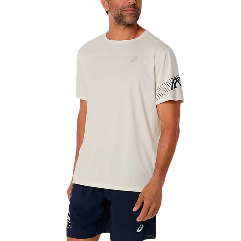 Asics Icon SS Top witte T-shirt Asics Icon SS Top witte T-shirt