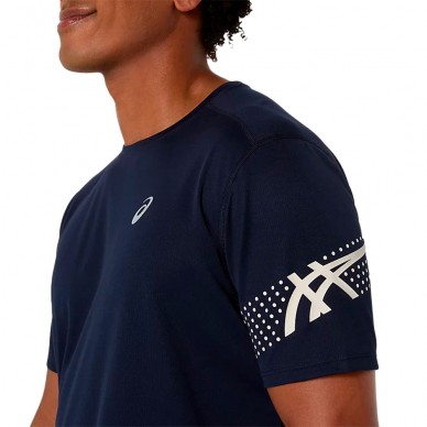 Asics Icon SS Top marineblauwe t-shirt