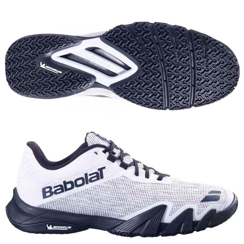 Babolat Jet Viva Men white black heren 2025 Babolat Jet Viva Men white black heren 2025