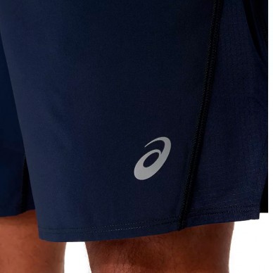 Asics Icon 7In marineblauw Short