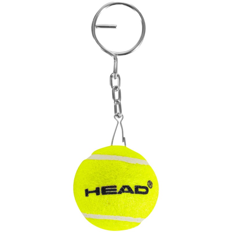 Head sleutelhanger Mini Bal gele Head sleutelhanger Mini Bal gele