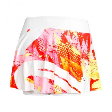 Bidi Badu Wild Arts Gedrukt Wavy wit roze rok