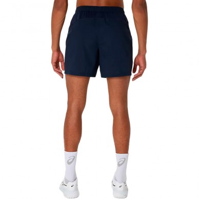 Asics Court 7IN marineblauw Short
