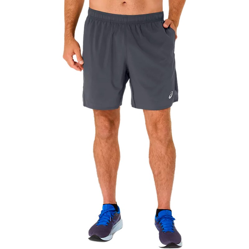 Asics Core 7IN donkergrijs Short