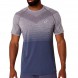 Asics Seamless SS Top grijs blauw T-Shirt
