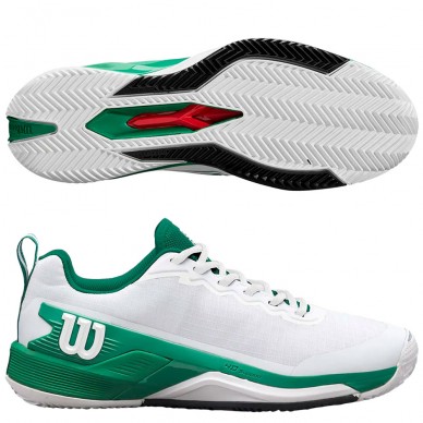 Wilson Rush Pro 4.5 Clay white bosphorus heren 2025