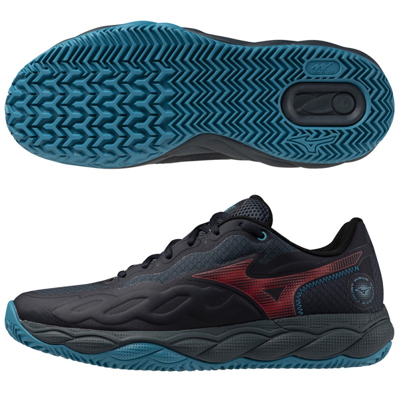 Mizuno Wave Enforce Court Padel salute heren 2025 Mizuno Wave Enforce Court Padel salute heren 2025