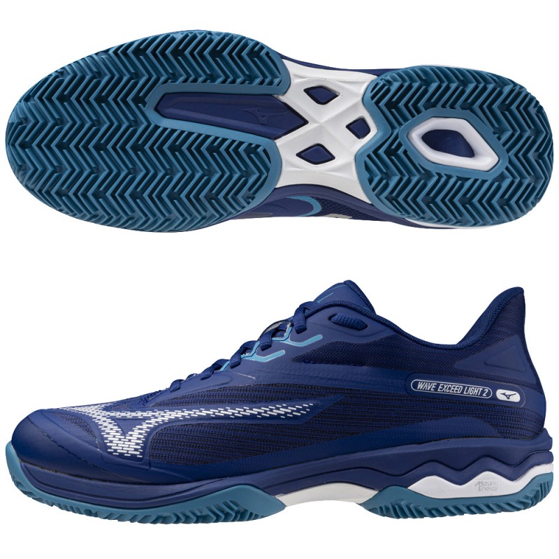 Mizuno Wave Exceed Light CC bellwether blue heren 2025 Mizuno Wave Exceed Light CC bellwether blue heren 2025