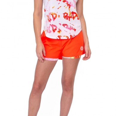 Bidi Badu Wild Arts Gedrukte 2IN1 witte roze Short