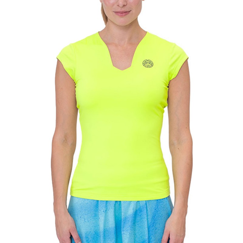 Bidi Badu Beach Spirit V-Neck Tee gele t-shirt Bidi Badu Beach Spirit V-Neck Tee gele t-shirt
