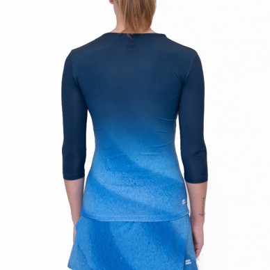 Bidi Badu Beach Spirit V-Neck Longsleeve donkerblauw T-shirt