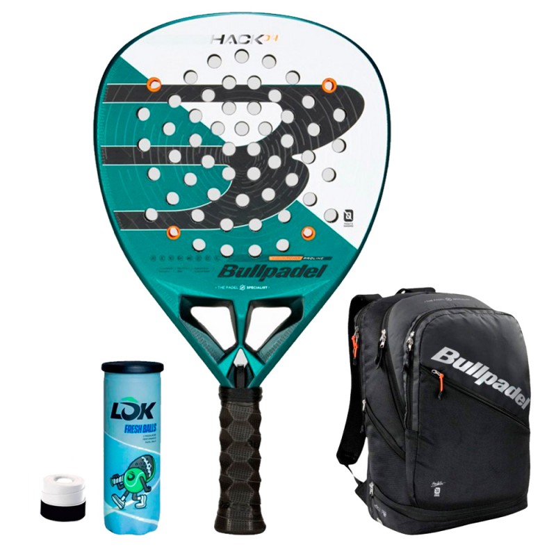 Pack Bullpadel Hack 04 2025 + Backpack + Ballen