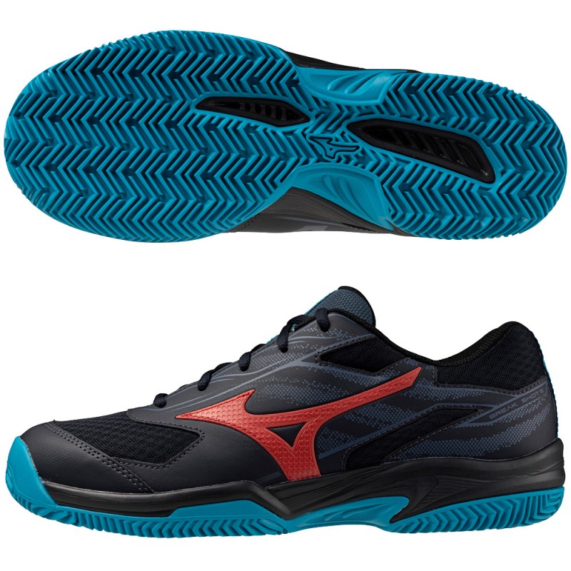 Mizuno Break Shot 5 Padel salute hibiscus heren 2025 Mizuno Break Shot 5 Padel salute hibiscus heren 2025