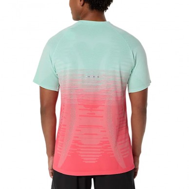 Asics Seamless SS Top koraal groene T-Shirt