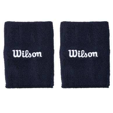 Wilson polsbandjes U Wide Terry blauwe