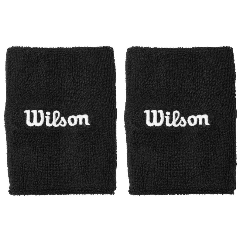 Wilson polsbandjes U Wide Terry zwarte Wilson polsbandjes U Wide Terry zwarte