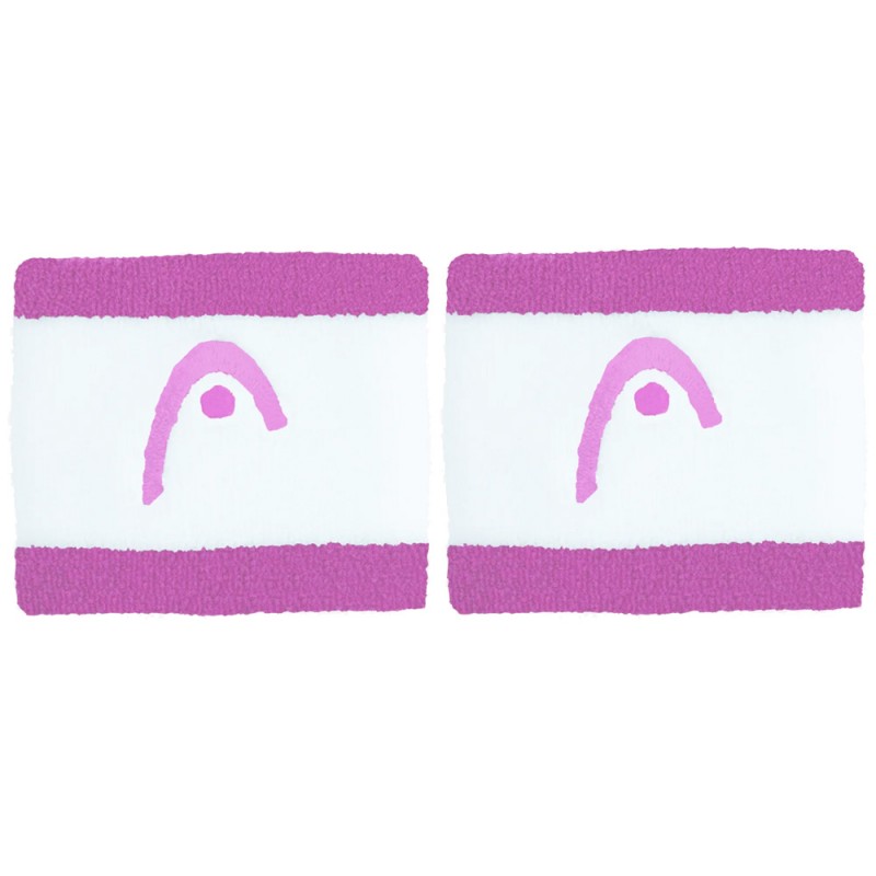 Head Polsbandjes Striped 2.5 roze wit