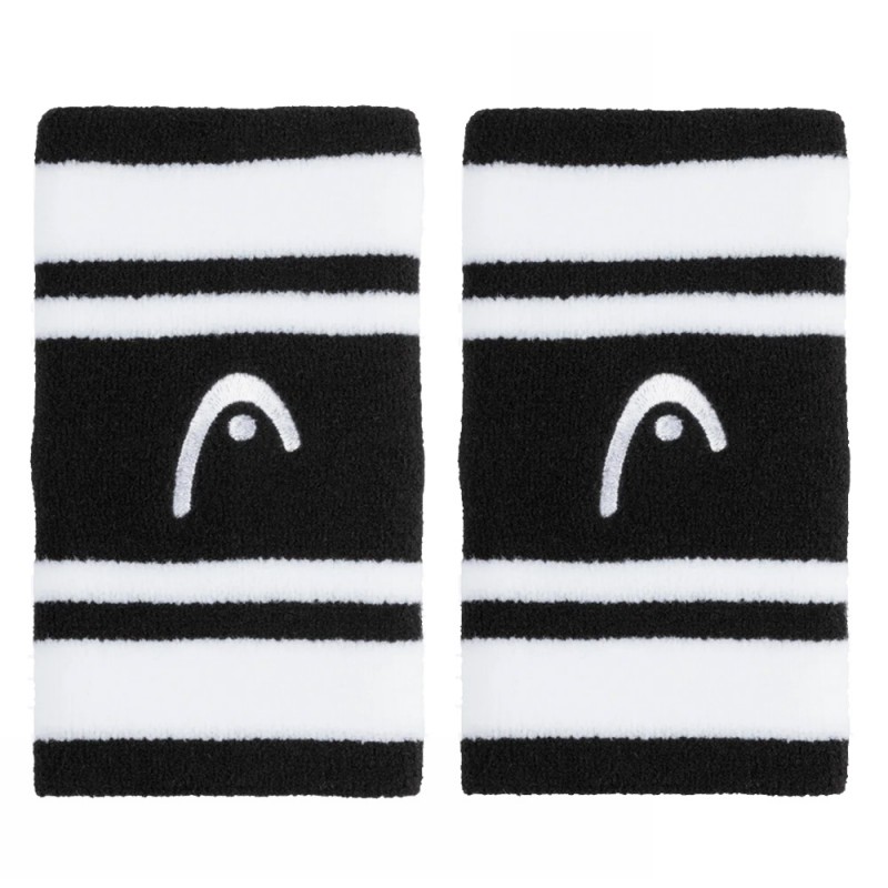 Head Polsbandjes Striped 5 zwarte witte Head Polsbandjes Striped 5 zwarte witte