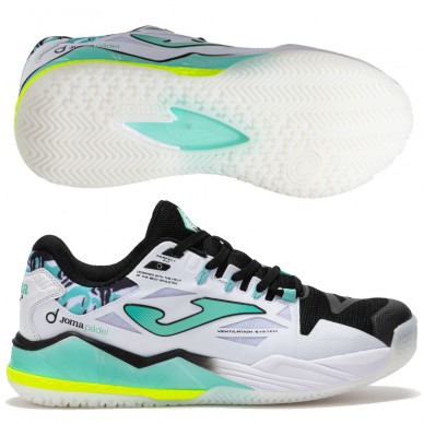 Joma Spin Men 2542 white turquoise heren 2025