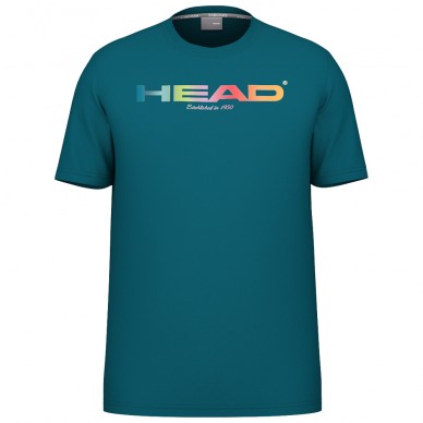 Head Rainbow groenblauwe t-shirt
